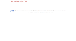 Desktop Screenshot of plantwise.com